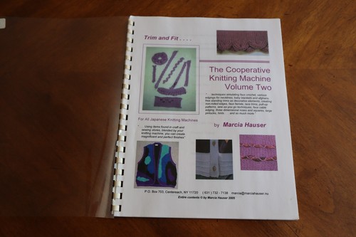Marcia Hauser - Japanese Knitting Machines Trim & Fit Volume 1 + 2 Trims Edgings - Picture 4 of 11