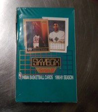 Basketball card unopened sealed box of 36 packs Skybox series 2 1990 1991 Jordan