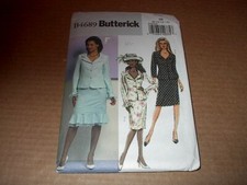 Butterick Pattern 4689 Misses' Semi-Fitted Unlined Jacket & Skirt ~ Sz 8~14  Unc