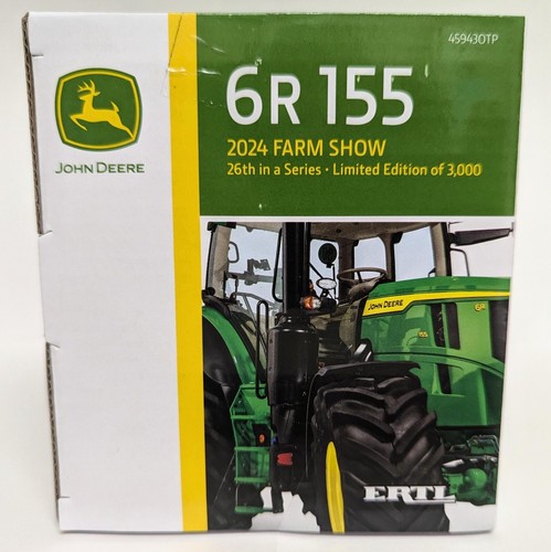 ERTL John Deere 6R 155 w/Singles FWA 2024 Farm Show Limited Edition 3,000 - 1:32 - Picture 4 of 7