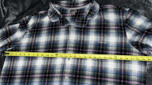 3X Skims fleece plaid sleep Pajama Set ST-PNS-4087 Button Up Only NWOT - Picture 6 of 6