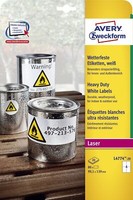 Avery Zweckform® L4774-20 L4774-20 Folien-Etiketten - 99,1 X 139 Mm, Weiß, 80 Et