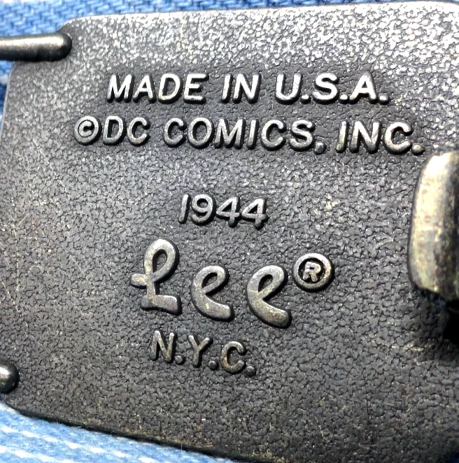 Vestido Promocional Superman DC Comics Hebilla Cinturón Superhéroe De Colección 1944 Lee NY .CPA532 Foto 4 de 4