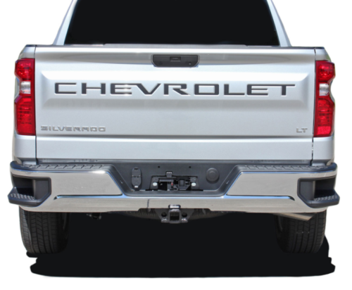 BLACK Tailgate Insert Letters Decal Vinyl Stickers for Chevrolet Silverado 19-21 - Picture 2 of 6