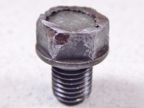 88 KAWASAKI KAF450 MULE 1000 TRANSMISSION CASE DRAIN PLUG BOLT - Picture 4 of 6