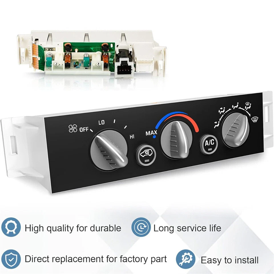 Módulo de control de clima de calefacción de CA 599-007 para Chevy GMC C1500-C3500 K1500-K3500 Foto 3 de 4