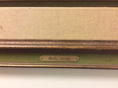 PINTURA AL ÓLEO DE ARTISTA HÚNGARO AMERICANO LISTADO EN COBRE ENDRE SZABO - Imagen 7 de 7