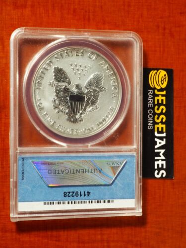 2006 P REVERSE PROOF SILVER EAGLE ANACS PF69 DCAM FROM THE 20TH ANNIVERSARY SET - Picture 2 of 2