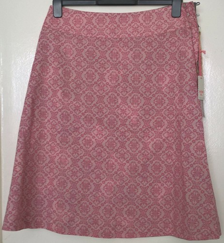 White Stuff Whitestuff reversible skirt size 12 New with tags Doves Pink green - Picture 2 of 7