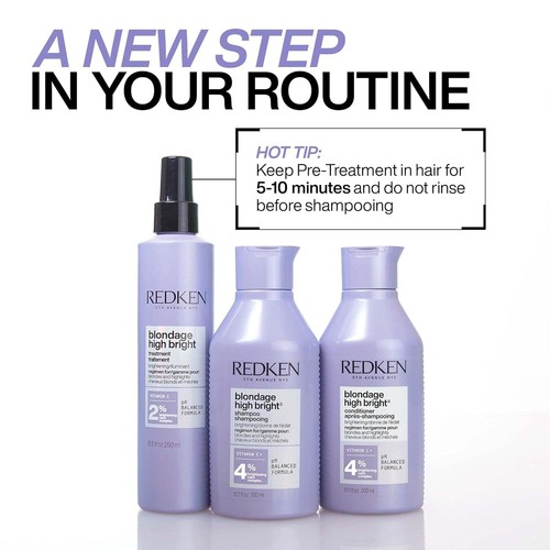 REDKEN Blondage High Bright Lightening Hair Conditioner with Vitamin-C 300ml - Picture 9 of 11