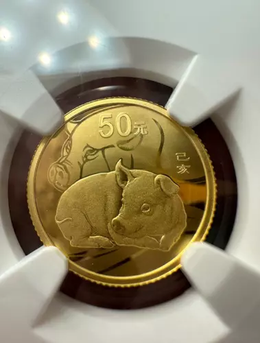 NGC PF 70 ULTRA CAMEO Pig 2019 China G50Y Lunar Series Commemorative  Coin