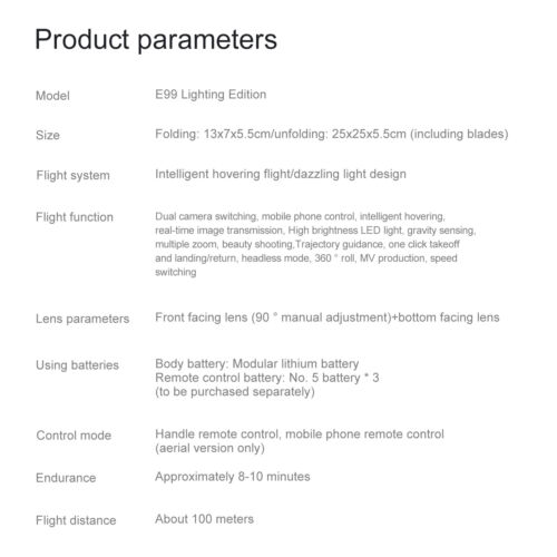 Drone with HD Camera for Adults or Kids, Foldable Remote Control Quadcopter LED - Picture 11 of 24