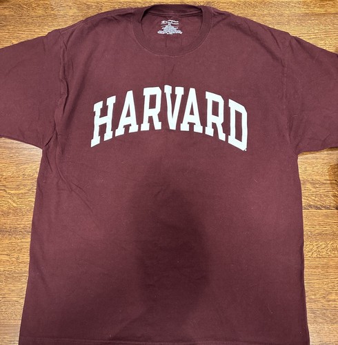Champion Size XL Maroon Harvard Graphic Front T Shirt Men’s Unisex