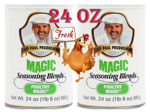 ANY QTY Chef Paul Prudhomme's Magic Seasoning Blends ~ Poultry Magic 24 oz - Afbeelding 1 van 3