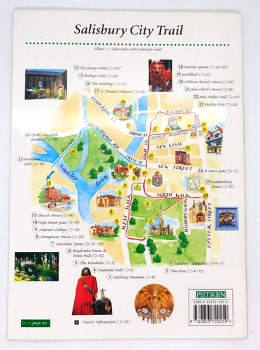 Book Salisbury Pitkin City Guides Places To Visit England Great Britain - Picture 2 of 2