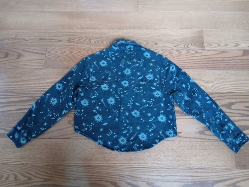 Stooch Vintage Jeansjacke Moon & Stars Damen Medium Celestial Black Jeansmantel - Bild 7 von 15