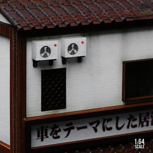 1:64 Car Garage Diorama | Japanese Bldg Parking Lot | Scene Display Model - Picture 20 of 29