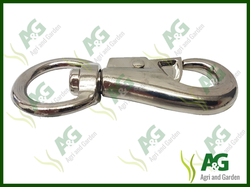 Drehbarer Clip 100 mm lang strapazierfähig Tier Hund Pferd Pony Leine - Bild 3 von 4