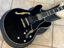 2019 Eastman Т486-bk Semi Hollow Electric Guitar Black W Case