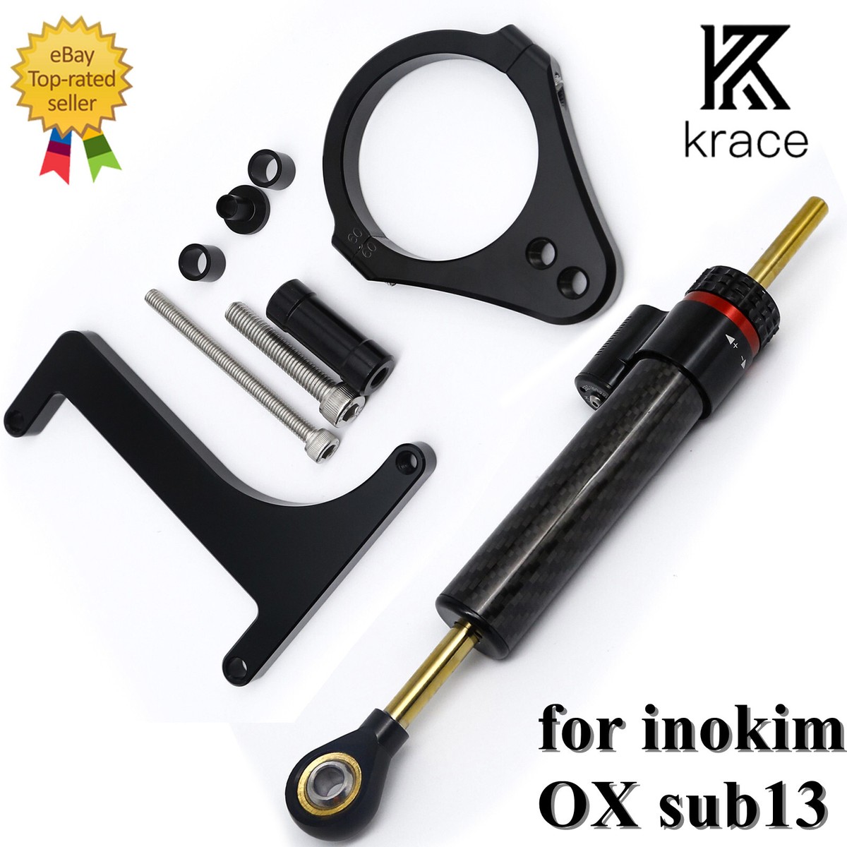 For inokim OX sub13 Steering Damper & Mount Stabilizer Kit Bracket