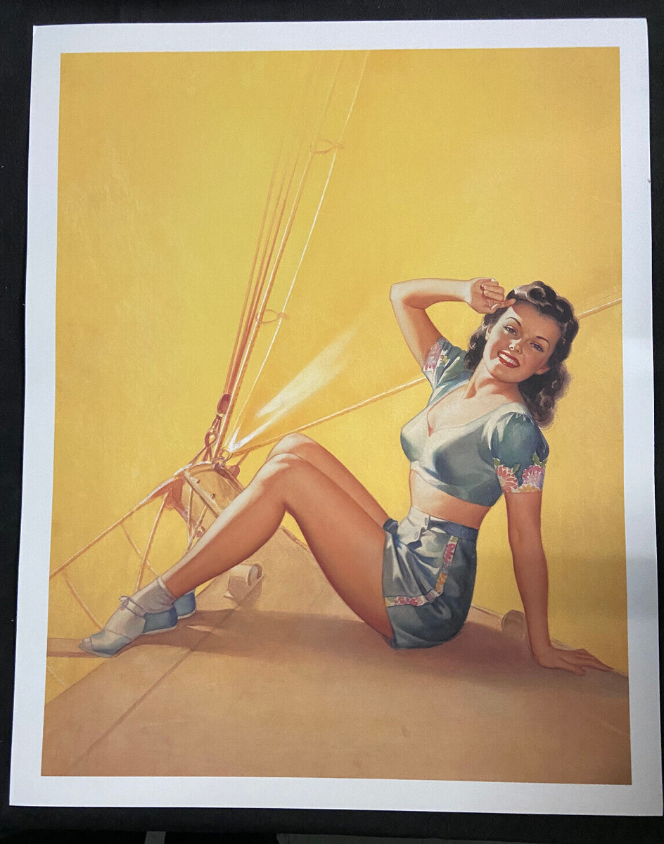 40'S AND 50'S PIN UP ART, 8 16
