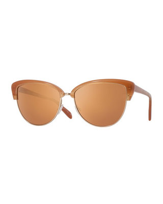 New Oliver Peoples Alisha OV5244S 14697T Light Brown/ Brown 