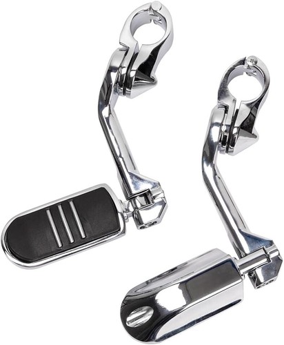 1.25" Chrome Highway Pegs with Adjustable Angle for Harley Softail and Sportster - Picture 5 of 7