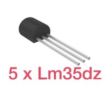 5pcs LM35DZ LM35 Precision Centigrade Temperature Sensor TO-92