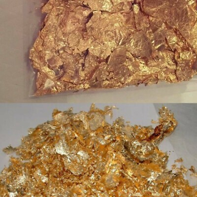 Gold Flockenblatt Festival Chunky Glitzer Golden Craft Gem Holo Beach Party Deko
