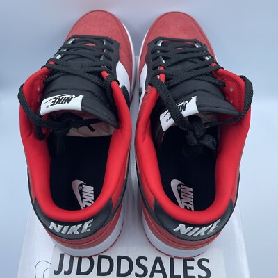 Nike Dunk Low By You Chicago Colorway Black Red AH7979-992 Men\'s Size 13 NEW Nike Dunk Low By You Chicago Colorway Black Red AH7979-992  main image 3