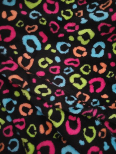 Girls So Brand Black Multicolor Hooded Robe with Belt Size 6 - Picture 2 of 5