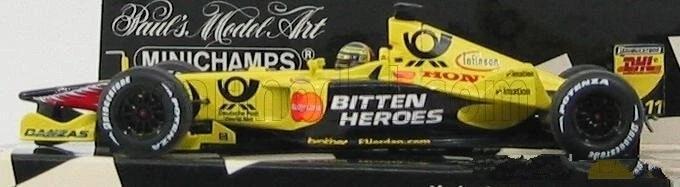 Minichamps 400010011 Jordan EJ11 2001 Heinz Harald Frentzen 1/43 - Immagine 2 di 3