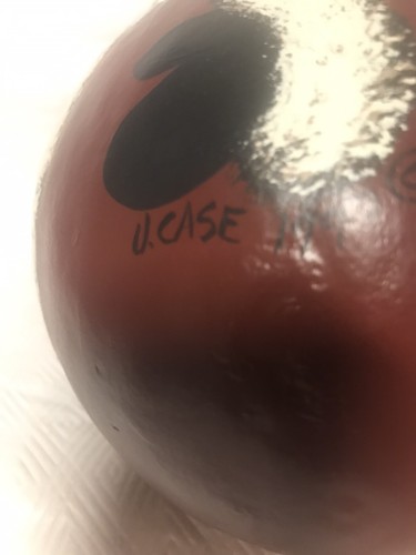 HAND PAINTED SIGNED SANTA GOURD NO CRACKS - Picture 4 of 12