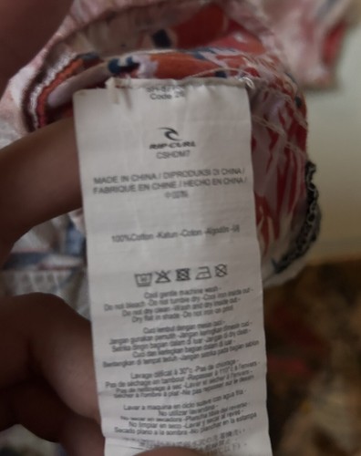 Rip Curl Boys Button-Up Shirt S Floral - Picture 7 of 7