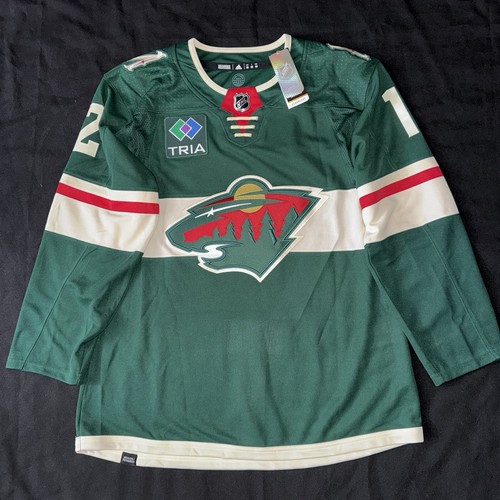 Minnesota Wild Authentic Adidas Matthew Boldy #12 Jersey Tria Mens 50 M $300 NEW - Picture 1 of 15