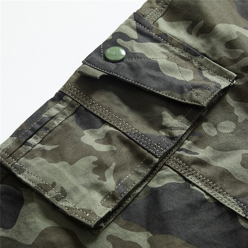 New Combat Shorts Mens Casual Army Camouflage Jeans Cargo Camo Work Half Pants - Picture 4 of 10
