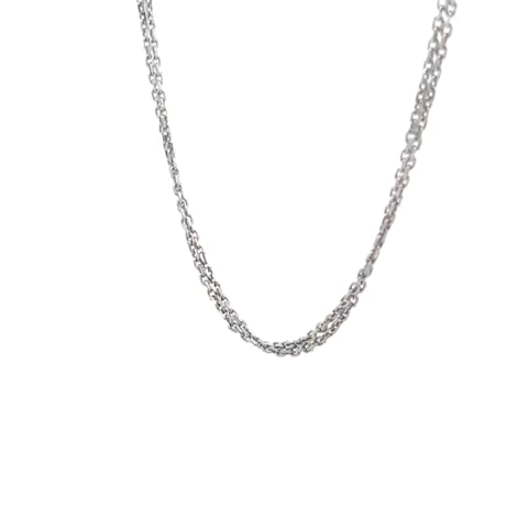 Chopard Gold Double Strand Chain 18k White 16.5" Long - Video 1 of 1