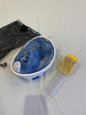 Free Breath Revolutionary Full Dry Snorkeling Mask 180 Vision M Barely Used