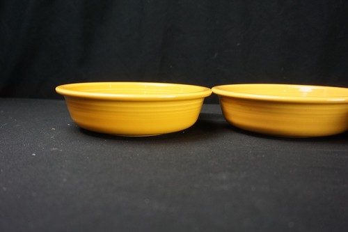 Fiesta Ware Soup, Cereal Salad, Bowl 7” SUNFLOWER YELLOW Set of 3 - Picture 9 of 13