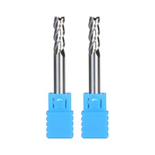 Kaptin 1//8/" 17mm Carbide Flat Nose End Mill CNC Router Bits Double Flut