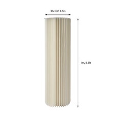 Centerpiece Stands Columns Display with Acrylic Lid Self-adhesive Strip Design