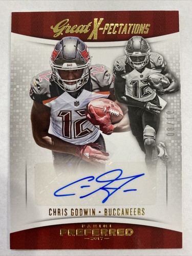 2017 Preferred Great X-Pectations Chris Godwin Buccaneers No. 352, 8/10