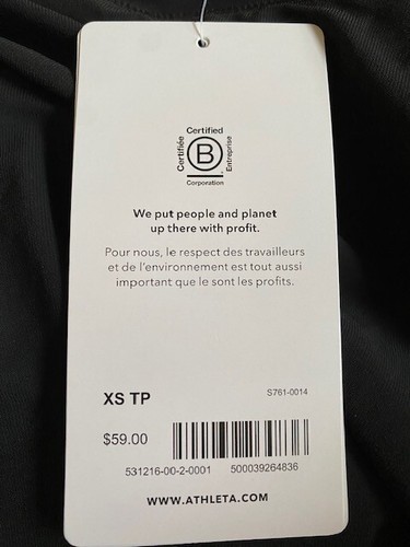 Pantalón Corto de Natación ATHLETA Makani Nuevo con Etiquetas - XS Negro #531216 - Imagen 8 de 8