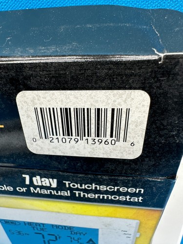 LuxPro Universal 7-Day Touchscreen Programmable or Manual Thermostat P721UT - Picture 6 of 9