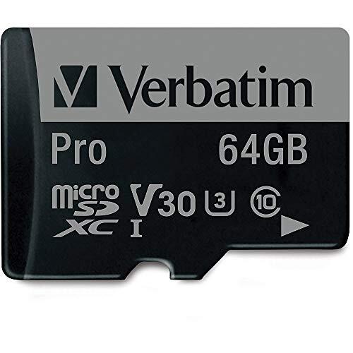 Verbatim 64GB MLC (U3) UHS-I CLASS 3 600X PRO microSDXC Card 4K High Speed Video - Picture 1 of 4