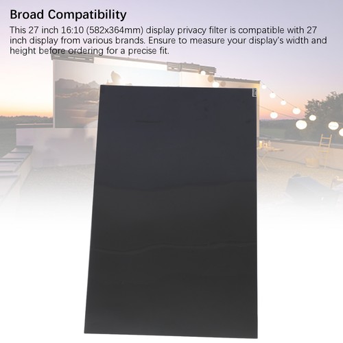 27 Inch 16:10 Computer Privacy Screen Filter Clear View Anti Blue Light Scr Part - Zdjęcie 5 z 22