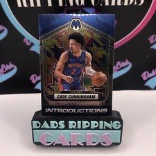 2021-22 Mosaic Basketball Introductions #3 Cade Cunningham - Detroit Pistons