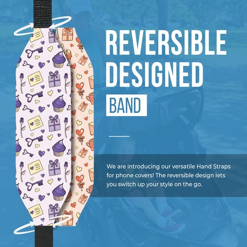 Universal Phone Grip Straps for Secure Handling | Reversible - 第 67/81 張圖片