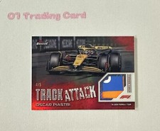 2024 Topps Finest Formula 1 Oscar Piastri Track Attack Relic Red Tricolor 4/5 GZ