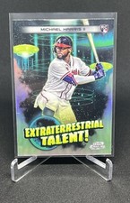 2023 Topps Cosmic Chrome Extraterrestrial Talent RC Michael Harris II Braves